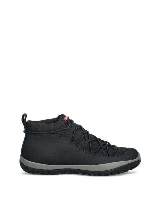 Camper Black Peu Pista Gm Lace-Up Sneakers
