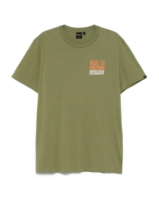 Deus Ex Machina Green Beam T-Shirt for men