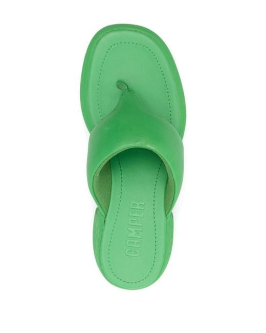 Camper Green Thelma 71mm Leather Sandals