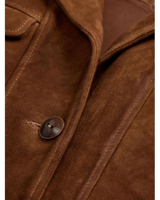 RRL Rose スエードジャケット Brown