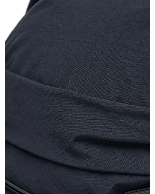 CA4LA Blue Ruched Drawstring Hat