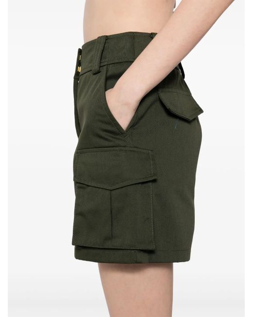 Elie Saab ギャバジン ショートパンツ Green