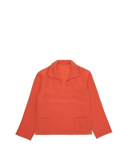 Fortela Red Franco2 Patch-Pocket Sweater for men
