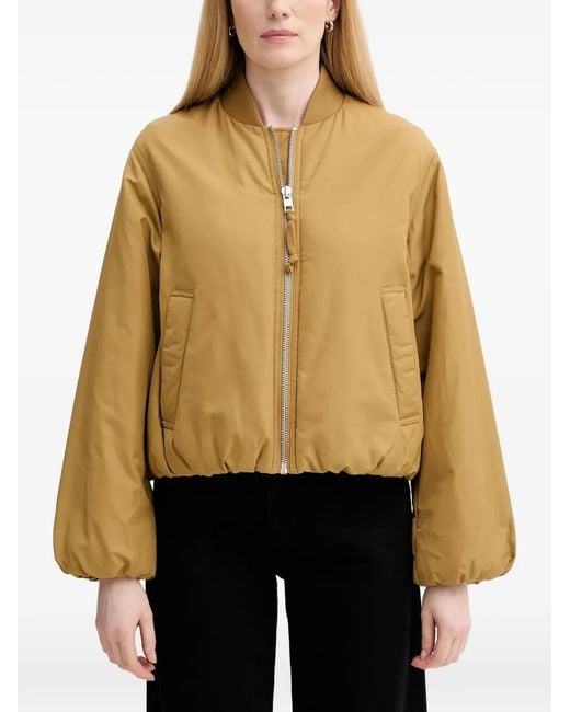 Marc O' Polo Natural Zip-Fastening Bomber Jacket