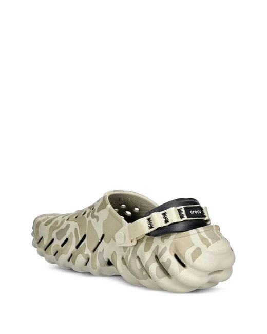 CROCSTM Metallic Echo Camouflage-Print Slides