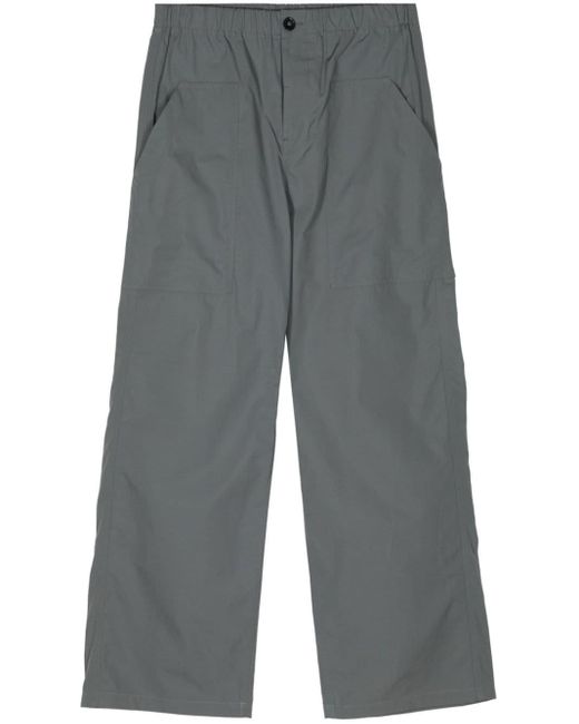 Sofie D'Hoore Gray Mid-rise Straight-leg Trousers