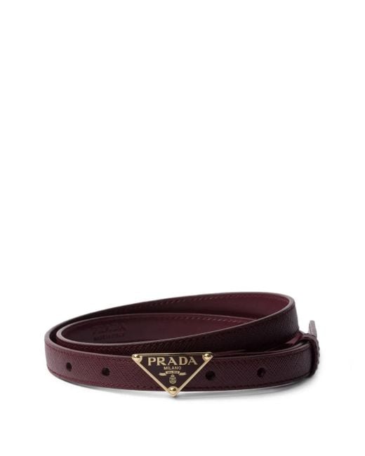 Prada サフィアーノレザー ベルト Brown