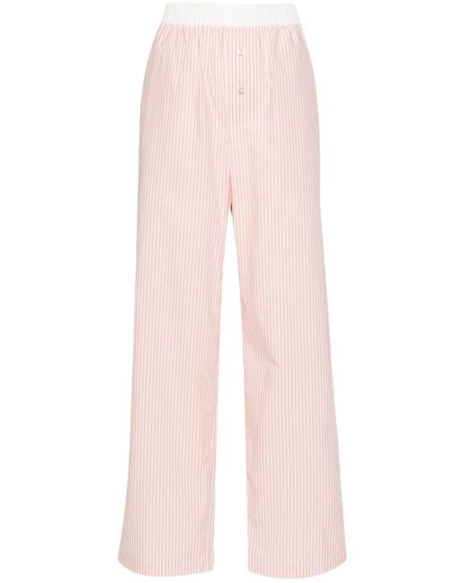 Pantalon Helsy en coton biologique By Malene Birger en coloris Pink
