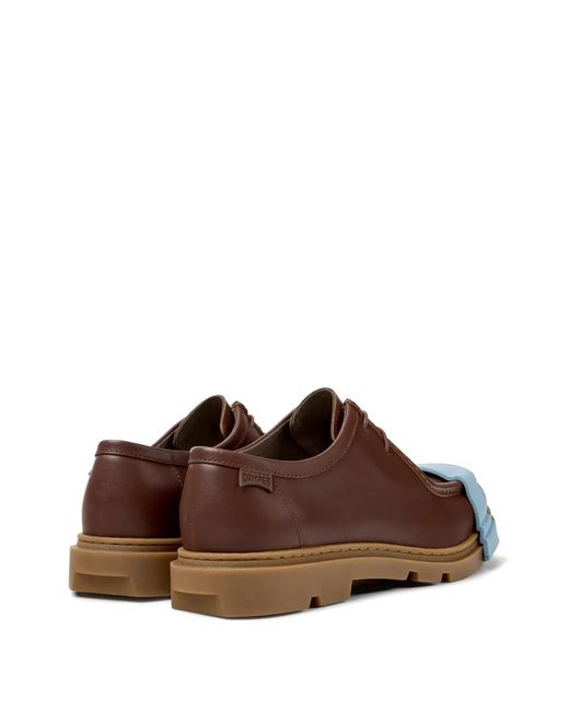 Camper Brown Junction Leather Shoes for men