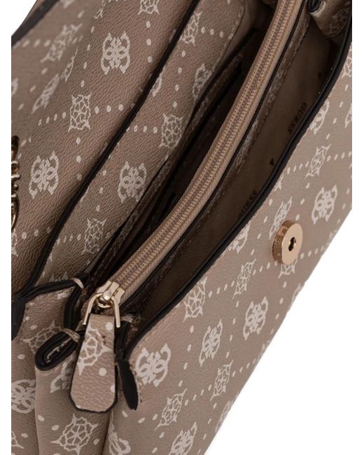 Guess Metallic Silia 4G Monogram-Pattern Tote Bag