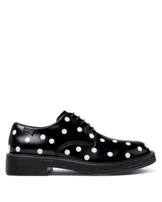 メンズ Camper ポルカドット オックスフォードシューズ ブラック | Lyst