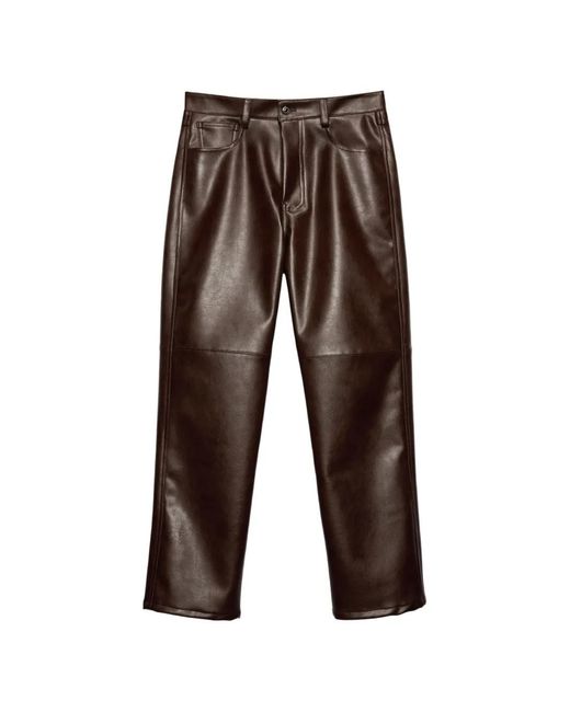 Pantaloni A Inserti di MSGM in White da Uomo