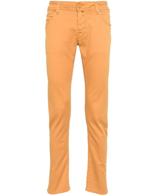 Jacob Cohen Slim-fit Jeans in het Orange voor heren