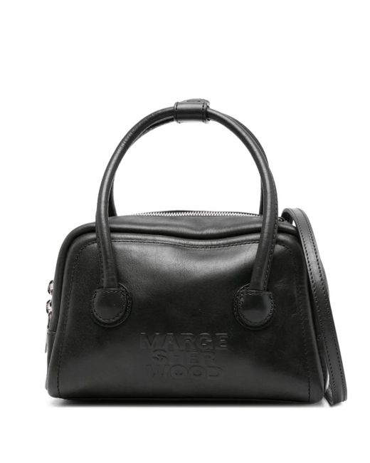 MARGE SHERWOOD ロゴ ハンドバッグ ミニ Black