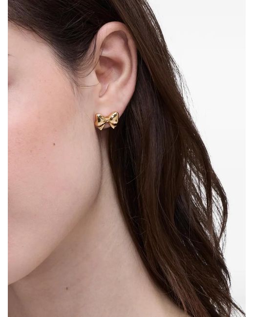 Marc Jacobs Metallic Bow-Shape Stud Earrings