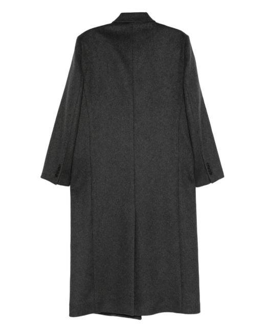 Rohe Black Double-Breasted Coat