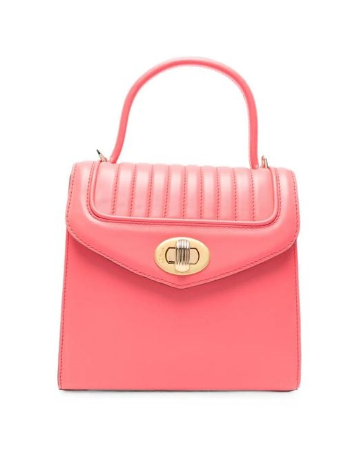 Delage Pink Sac Cabas À Design Matelassé