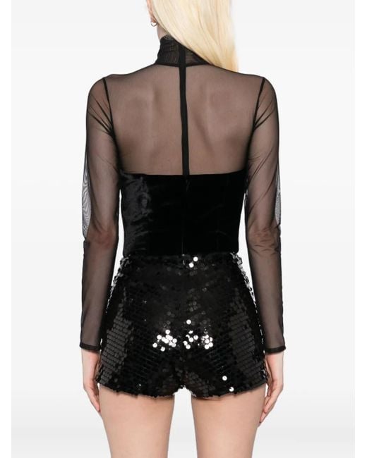 Xenia Magera Black All Eyes On Me Top