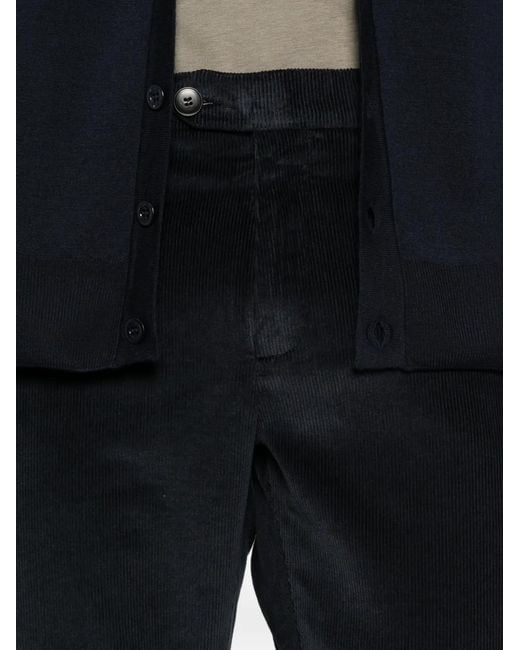 Canali Corduroy trousers in Black für Herren