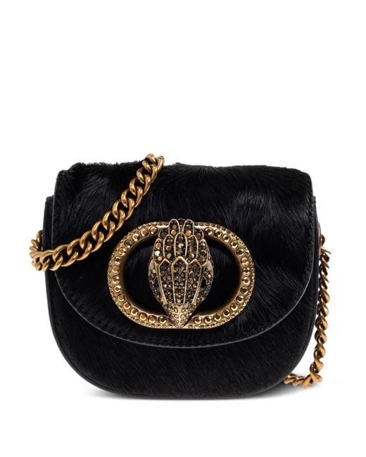 Borsa A Tracolla Chelsea Micro Con Cristalli di Kurt Geiger in Black