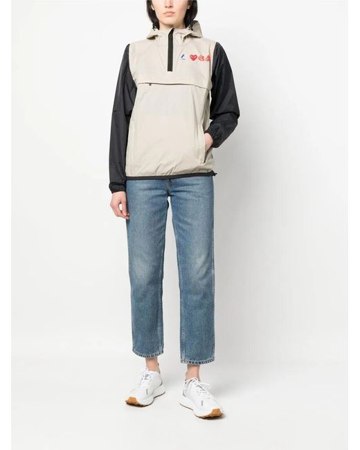 COMME DES GARÇONS PLAY Natural Hooded Pullover Jacket