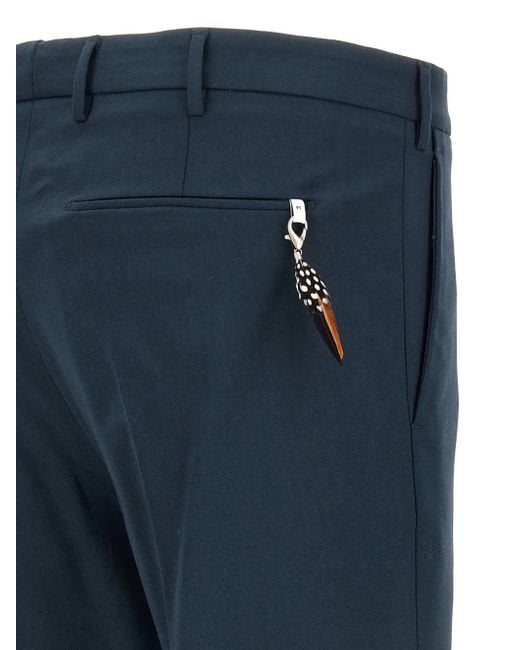PT Torino Blue Dieci Trousers for men