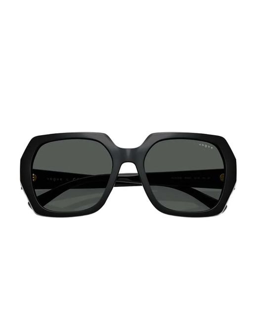Vogue Eyewear Black Lunettes De Soleil À Monture Géométrique