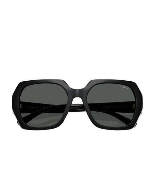 Lunettes De Soleil À Monture Géométrique Vogue Eyewear en coloris Black