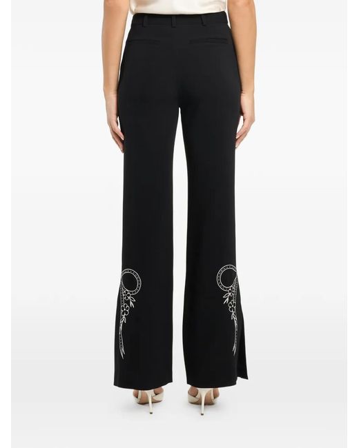 Cinq À Sept Black Cascading Ribbon Trousers