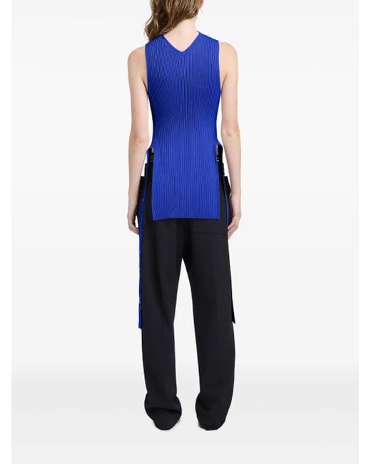 Proenza Schouler Blue Rita Tank Top