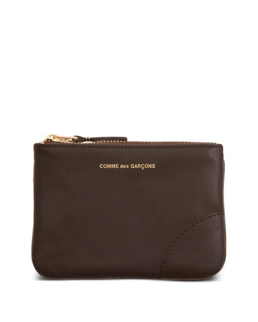Comme des Garçons Brown Zipped Wallet for men
