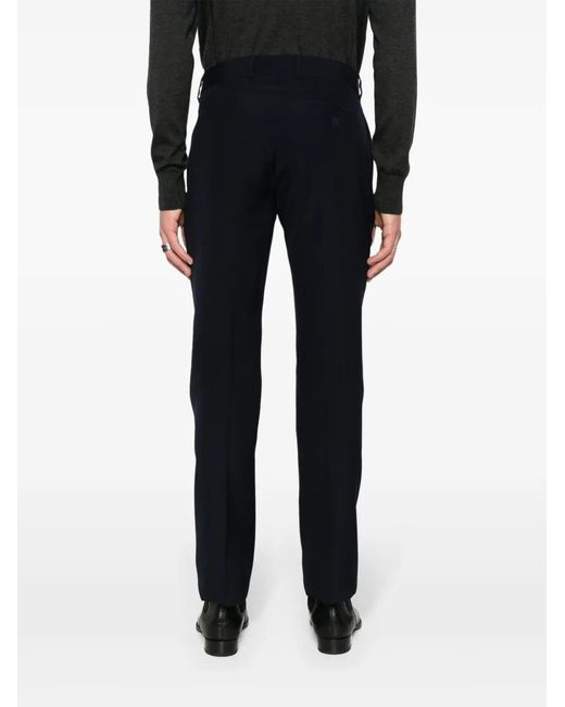 Givenchy Blue Wool Tailored Trousers for men