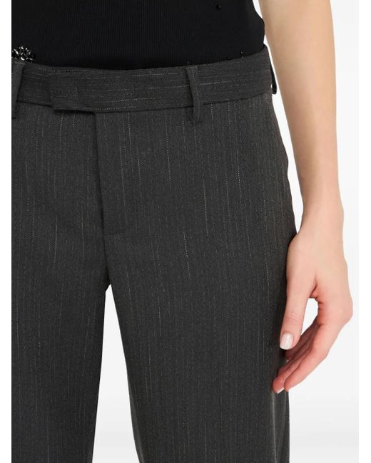 Liu Jo Gray Hose mit Nadelstreifen