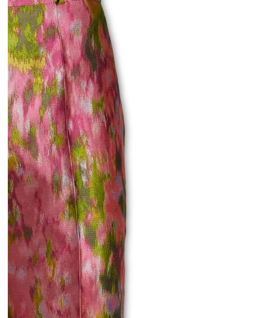 Del Core Red Printed Trousers
