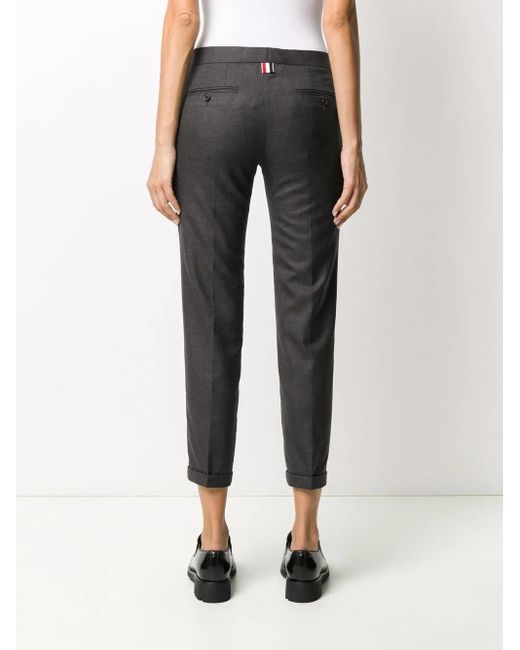 Thom Browne Gray Tailored Cropped Trousers