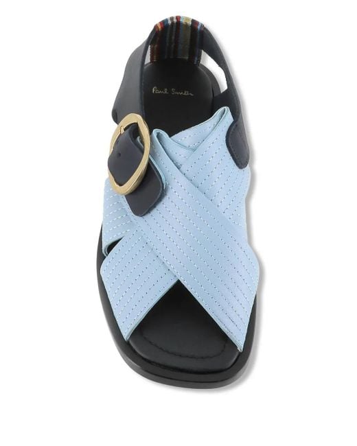 Paul Smith Blue Merle Sandalen mit Riemen