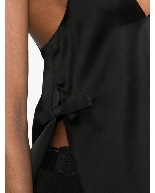 Top Con Tirantes Finos N°21 de color Black