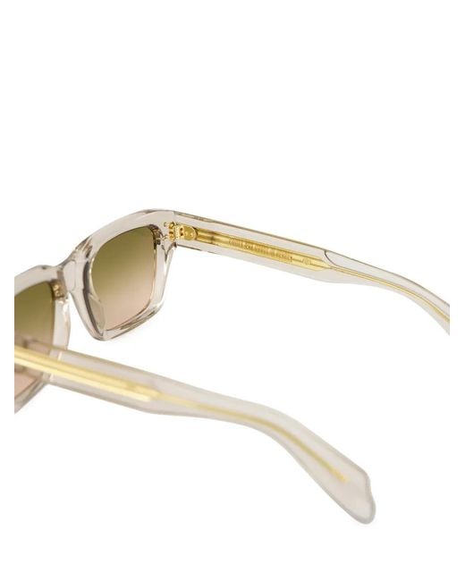 Cutler & Gross White 1432 Square-Frame Sunglasses for men