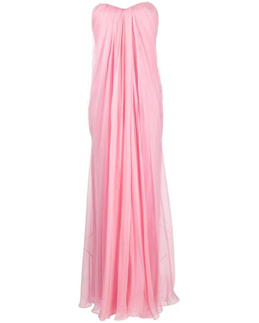 Alexander McQueen ビスチェ イブニングドレス Pink