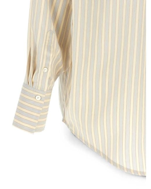 Totême Gestreept Blouse in het White