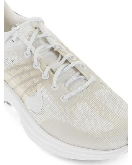 Nike White Lunar Roam Lace-Up Sneakers