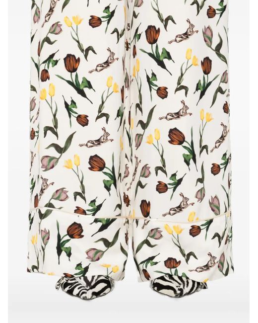 Marni プリント パンツ White