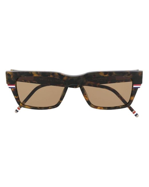 Thom Browne Multicolor Wrap-around Rectangle Sunglasses