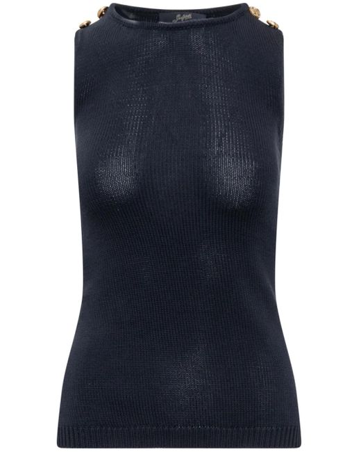 Seafarer Blue Smanicata Top