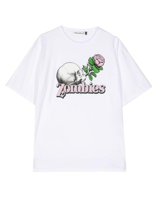 Undercover Zombies T-Shirt mit grafischem Print in White für Herren