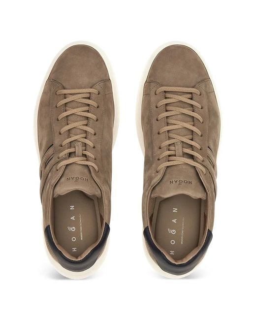 Hogan Brown H580 Sneakers for men
