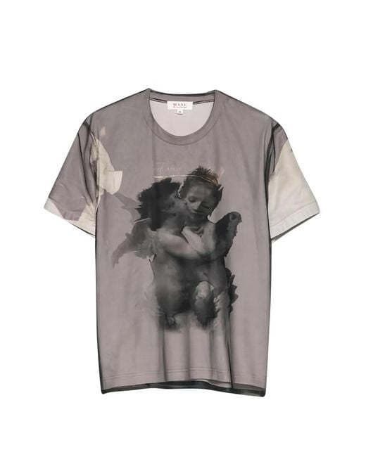 MASU Gray Blurred Angel T-Shirt