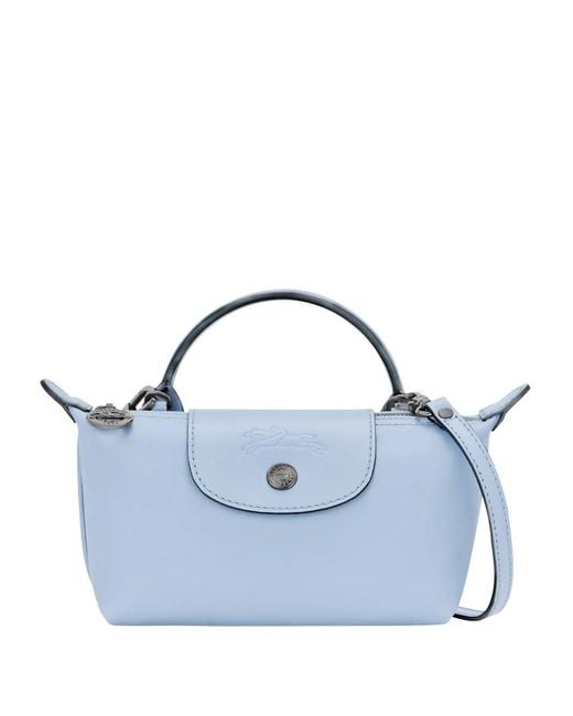 Longchamp Blue Mini Sac Cabas Le Pliage