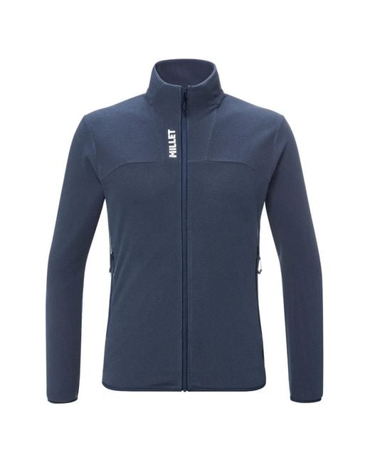 Pascal Millet Blue Ubic Lightgrid Fleece Jacket for men