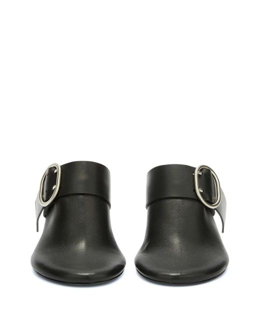 Jil Sander Black Mule Shoe